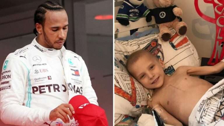 Lewis Hamilton Et Son Fils
