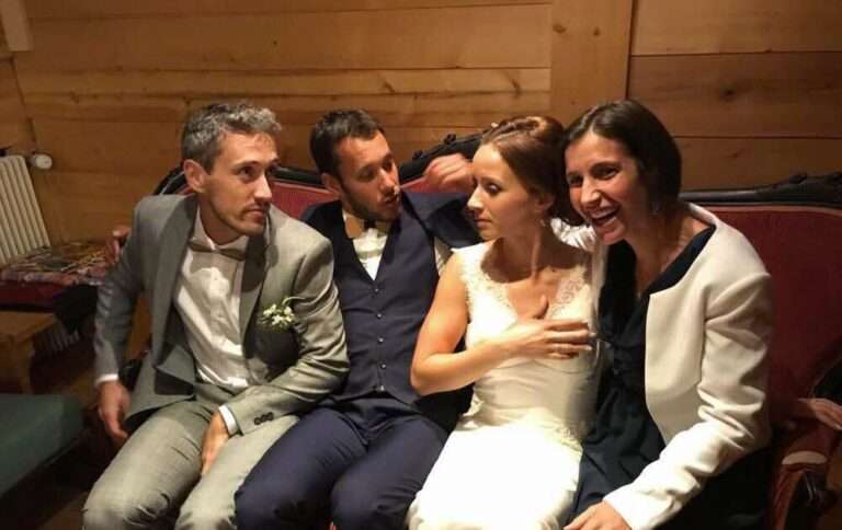 Mariage Justine Braisaz Et Son Mari