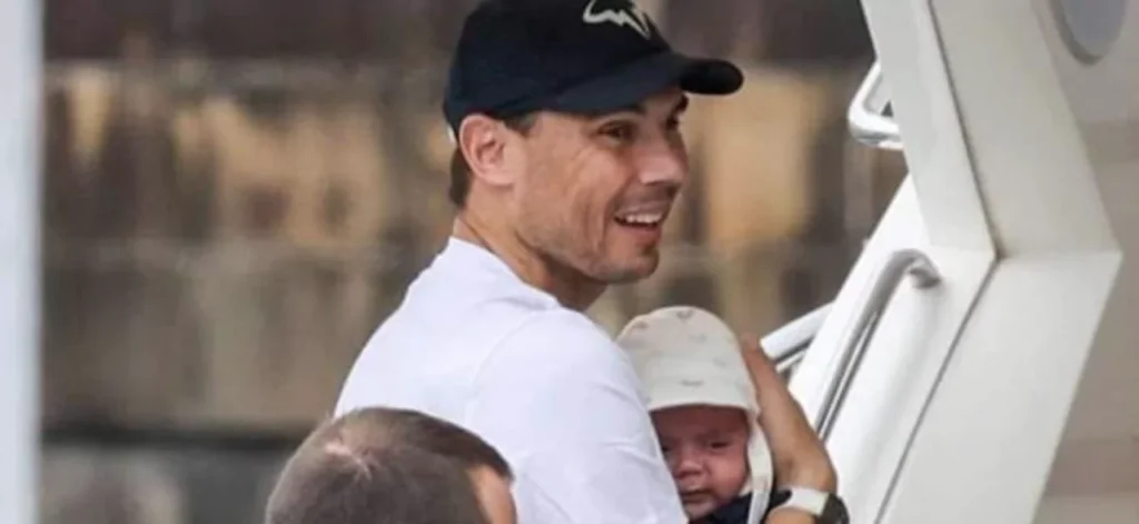 Rafael Nadal Et Son Fils